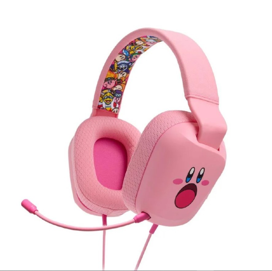 PowerA Wired Stereo Headset for Nintendo Switch - Kirby Mouthful