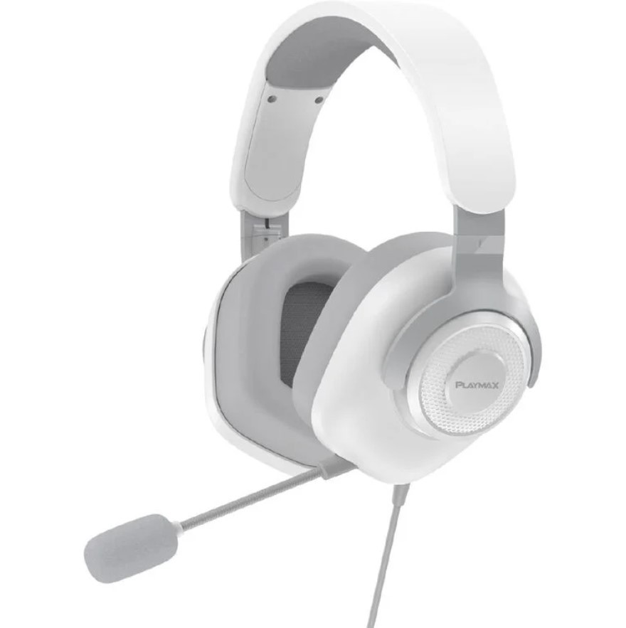 Playmax MX1 Pro Wired Gaming Headset - White