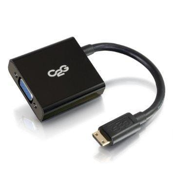 C2g hdmi to vga adapter converter dongle male to female black-easily connect the