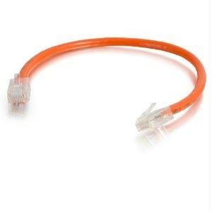 C2g 7ft cat6 non-booted unshielded (utp) network patch cable - orange
