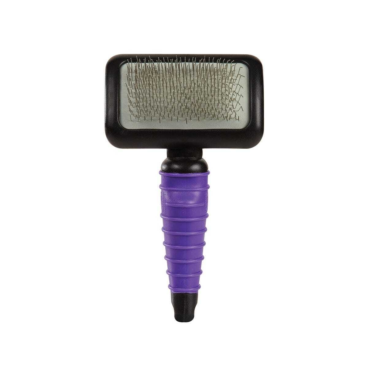 Master Grooming Tools Ergonomic Slicker Brushes M Teal