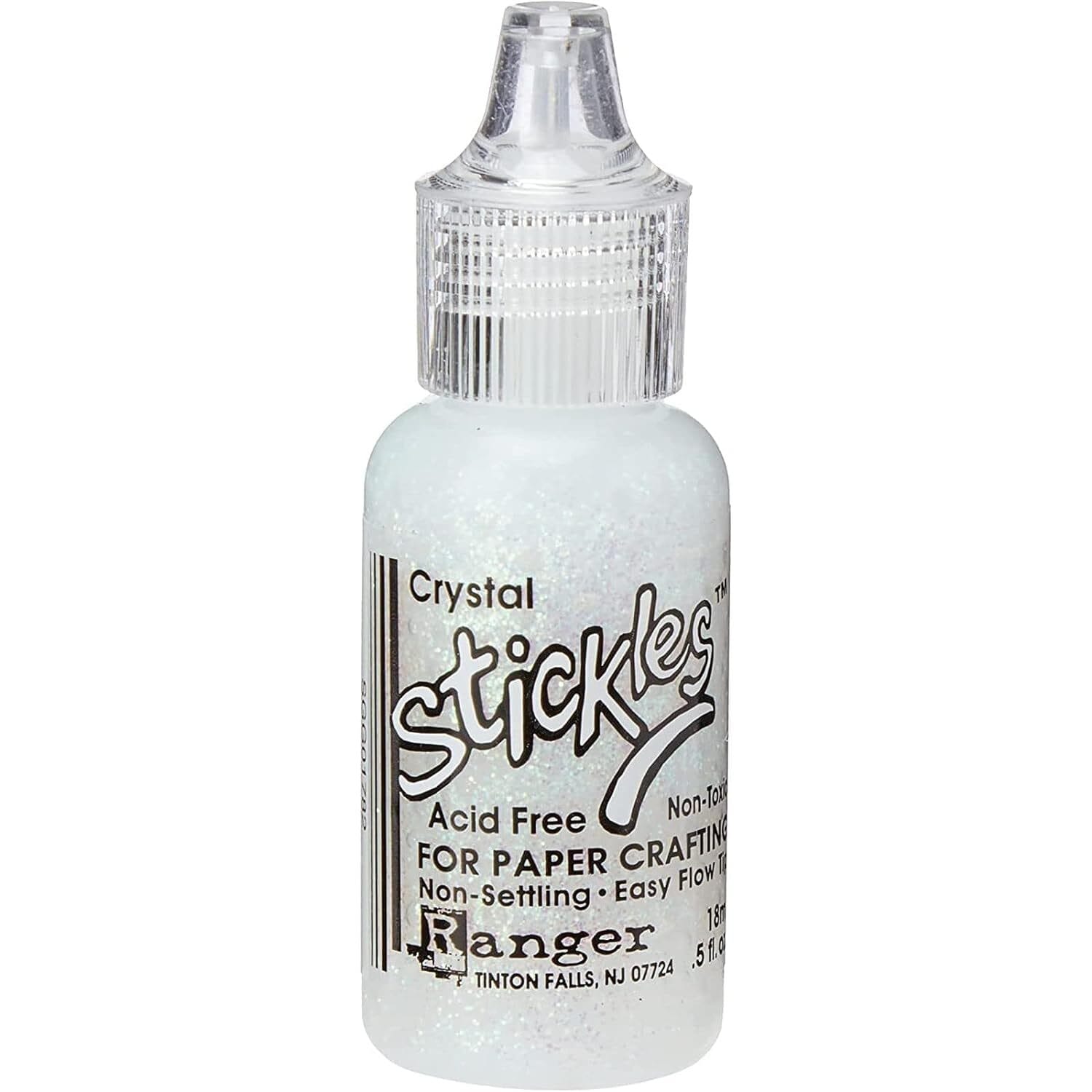 Ranger Stickles Glitter Glue .5oz Crystal 1 Pack of 2 Piece