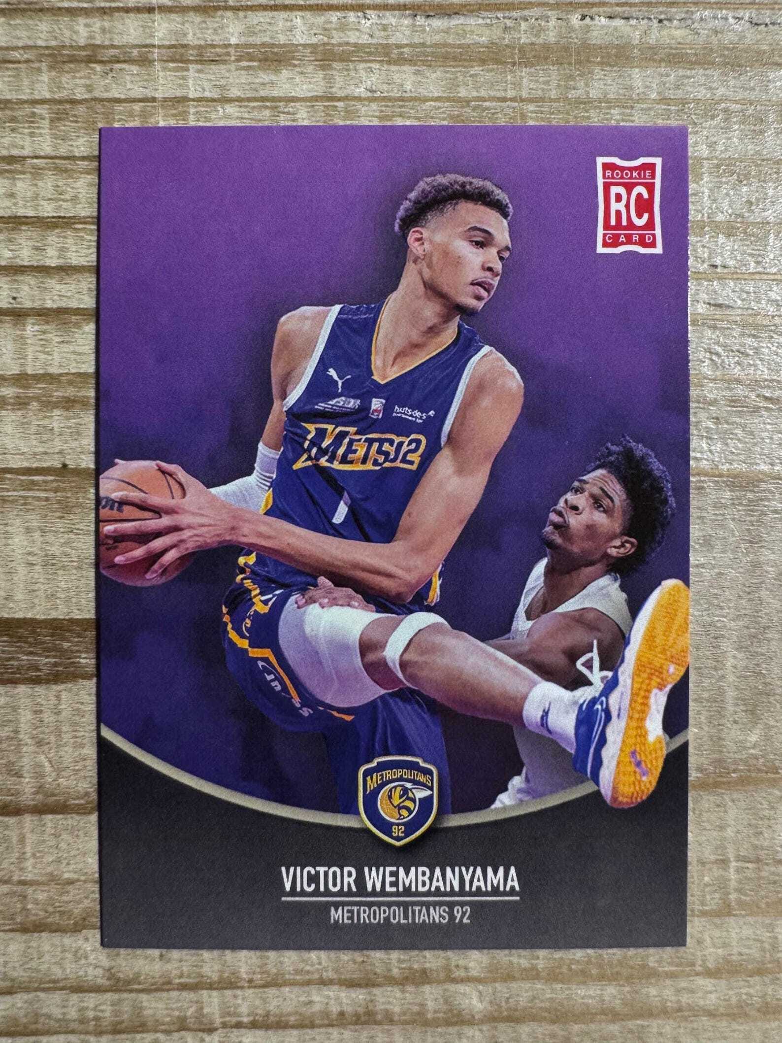 Victor Wembanyama 2020-21 Generation Next RC Metropolitans 92 Rookie Basketball Card