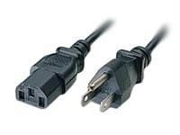 Power cord - nema 5-15p - male left gender - power iec 320 en 60320 c13 - female