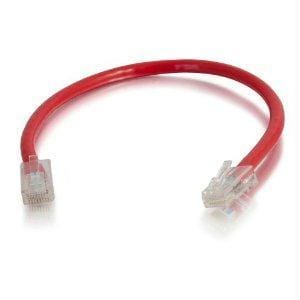 C2g 100ft cat6 non-booted unshielded (utp) network patch cable - red