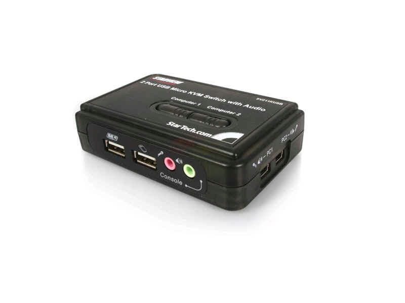 Control 2 usb enabled computers with this complete kvm kit including cables - us