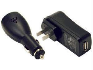 Ac and dc to usb travel charger bundle