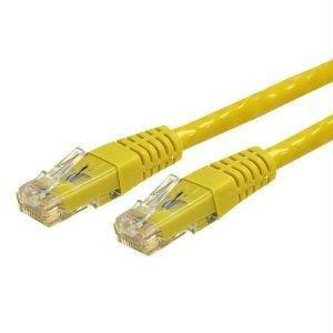 4ft yellow cat6 ethernet cable delivers multi gigabit 1/2.5/5gbps & 10gbps up to