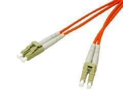C2g 1m lc-lc 50/125 duplex multimode om2 fiber cable - orange - 3ft om2 cable -