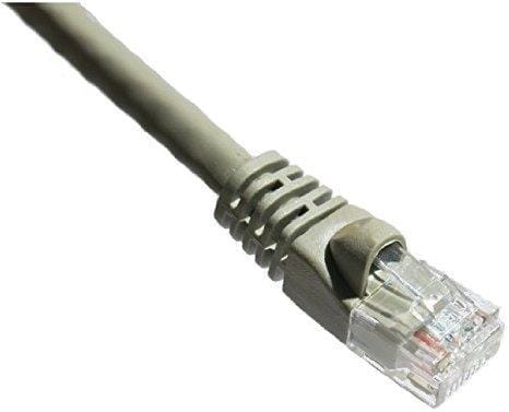 Axiom 10ft cat5e 350mhz patch cable molded boot (gray)