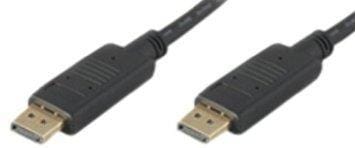 Addon 5 pack of 1ft displayport male to male black cable