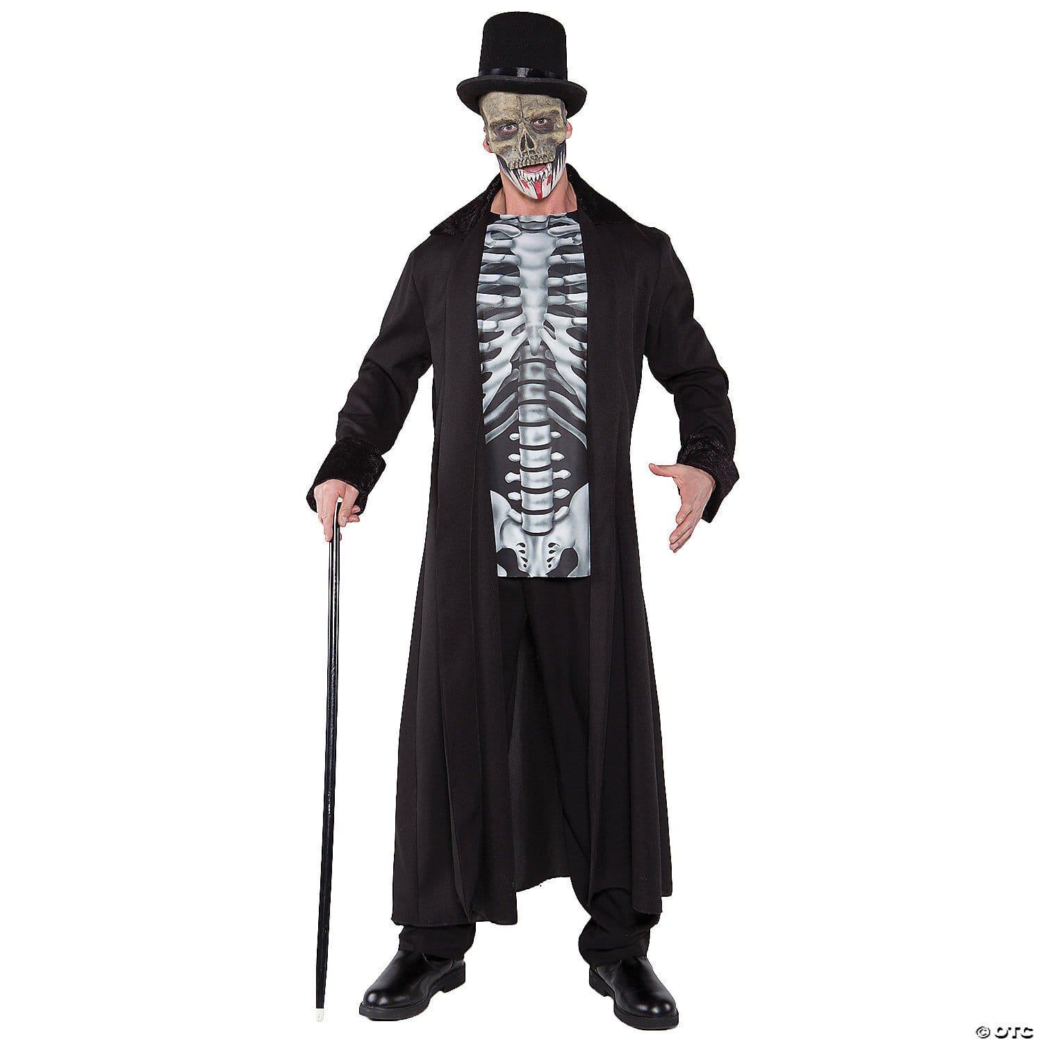Mens skull master costume