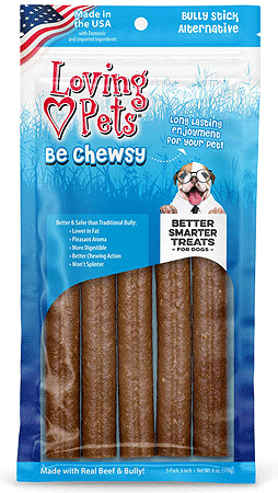 LP05904 LOVING PETS Be Chewsy Bully Sticks Alternative Chews 6 5pk