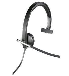Logitech usb headset mono h650e - wired - usb-a - speakers frequency response 50