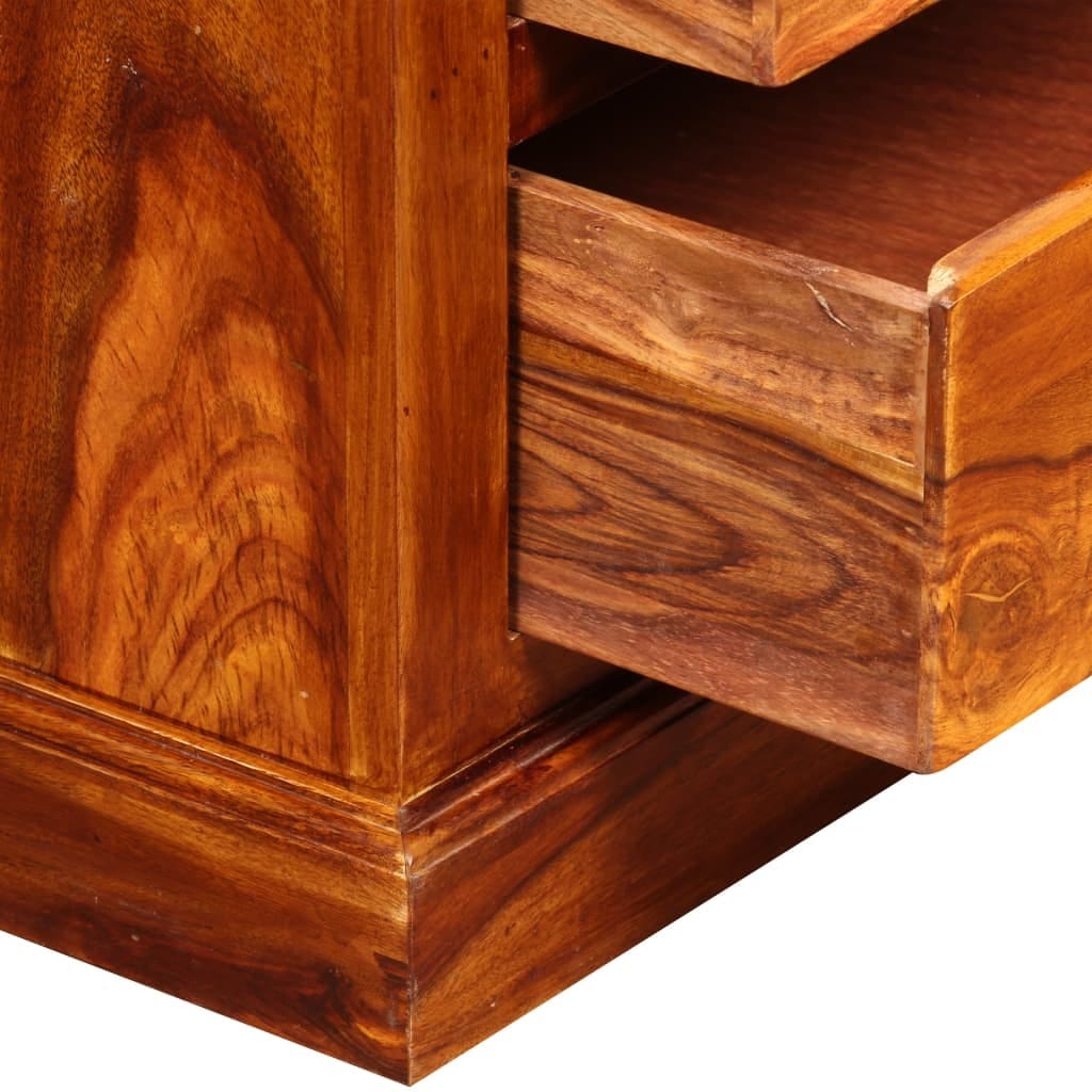 TV Stand Solid Wood Acacia 35.4"x11.8"x15.7"