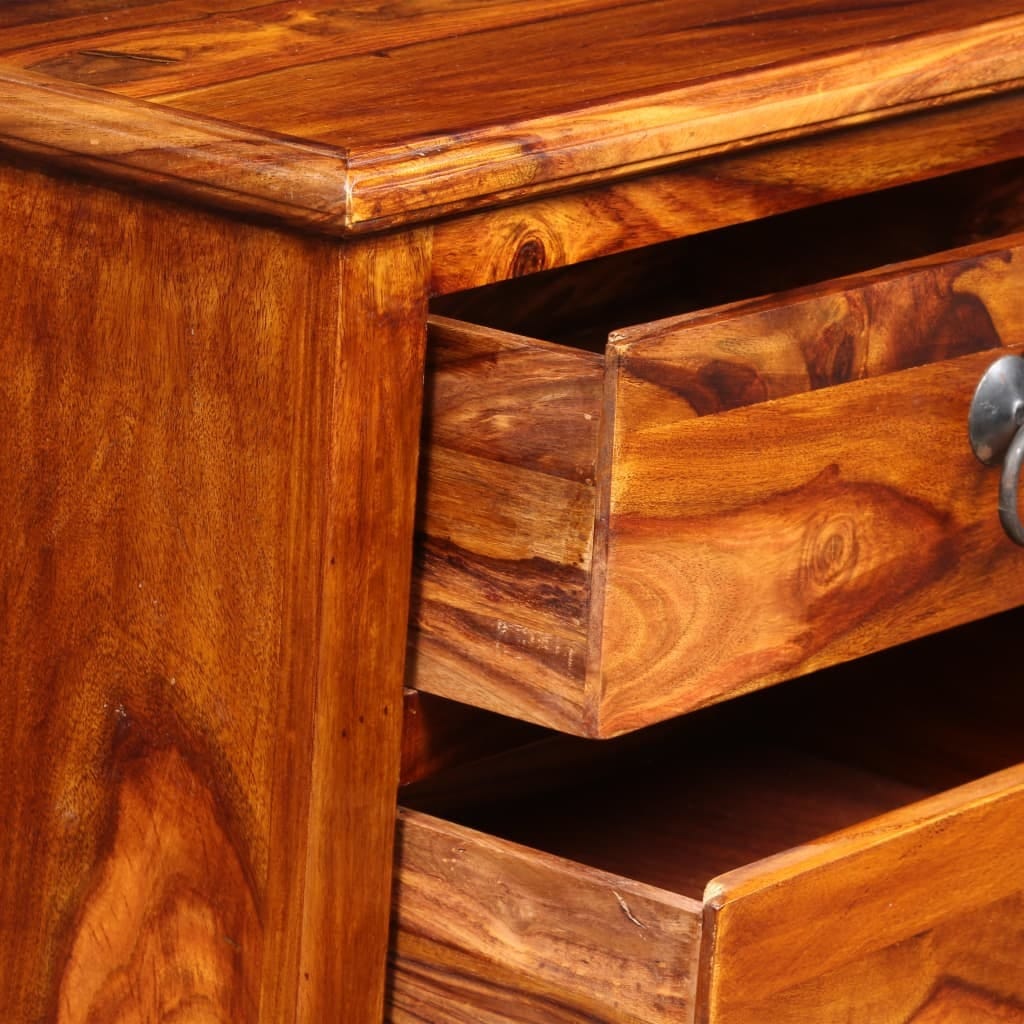 TV Stand Solid Wood Acacia 35.4"x11.8"x15.7"