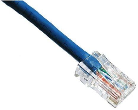 Axiom 50ft cat5e 350mhz patch cable non-booted (blue)