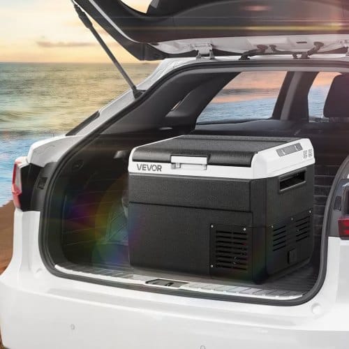 12 Volt Car Refrigerator, 31.7QT/30L Car Fridge, Portable Electric Cooler with -4?„‰~68?„‰ Adjustable Temperature, 12/24V DC and 100- 240V AC Compressor Freezer for Outdoor, Camping, Travel, RV