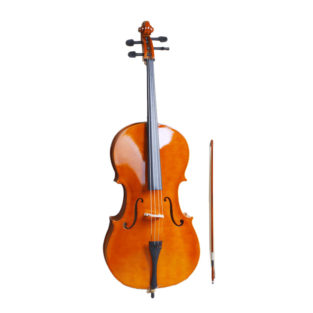 4/4 Wood Cello Bag Bow Rosin Bridge Natural (Old code:50824597)