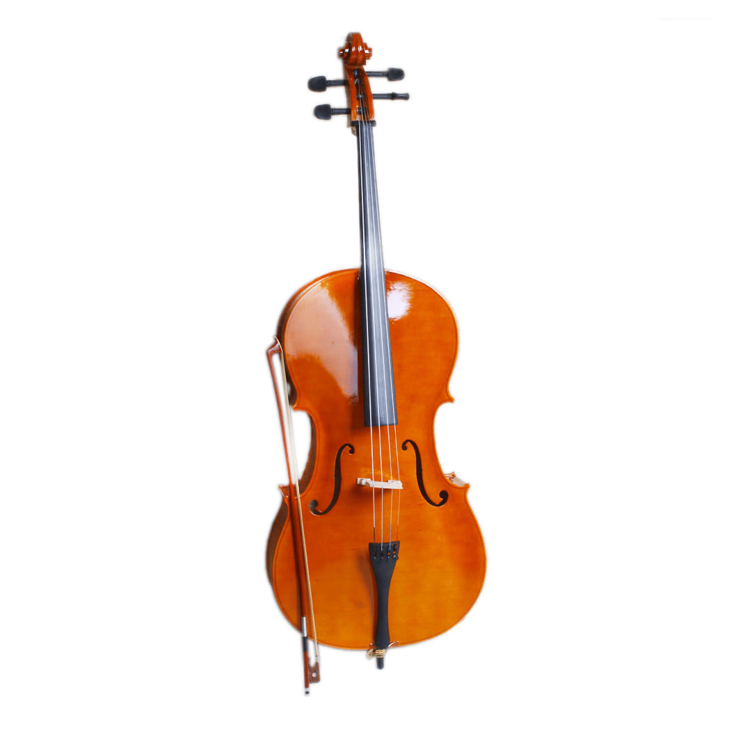 4/4 Wood Cello Bag Bow Rosin Bridge Natural (Old code:50824597)