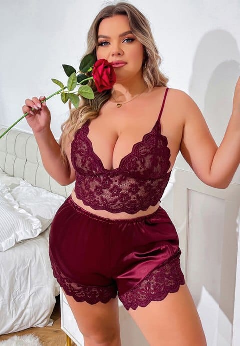 Plus Size Your Obsession Short Set