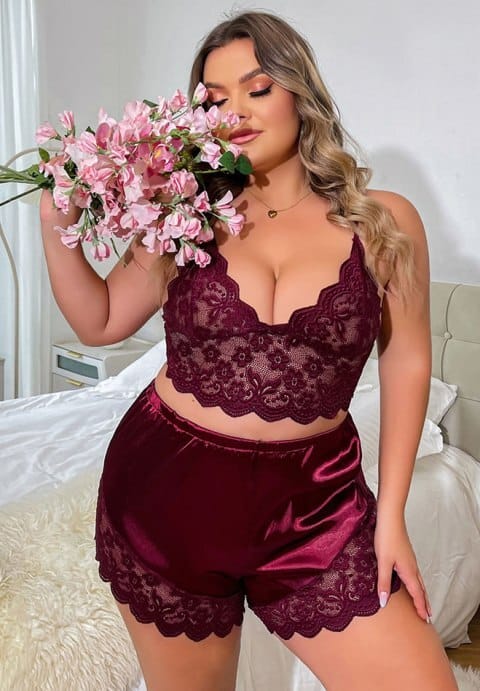 Plus Size Your Obsession Short Set