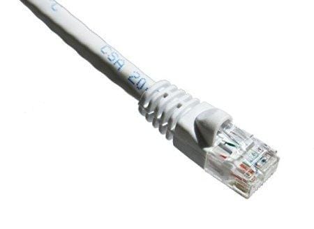 Axiom 75ft cat5e 350mhz patch cable molded boot (white)