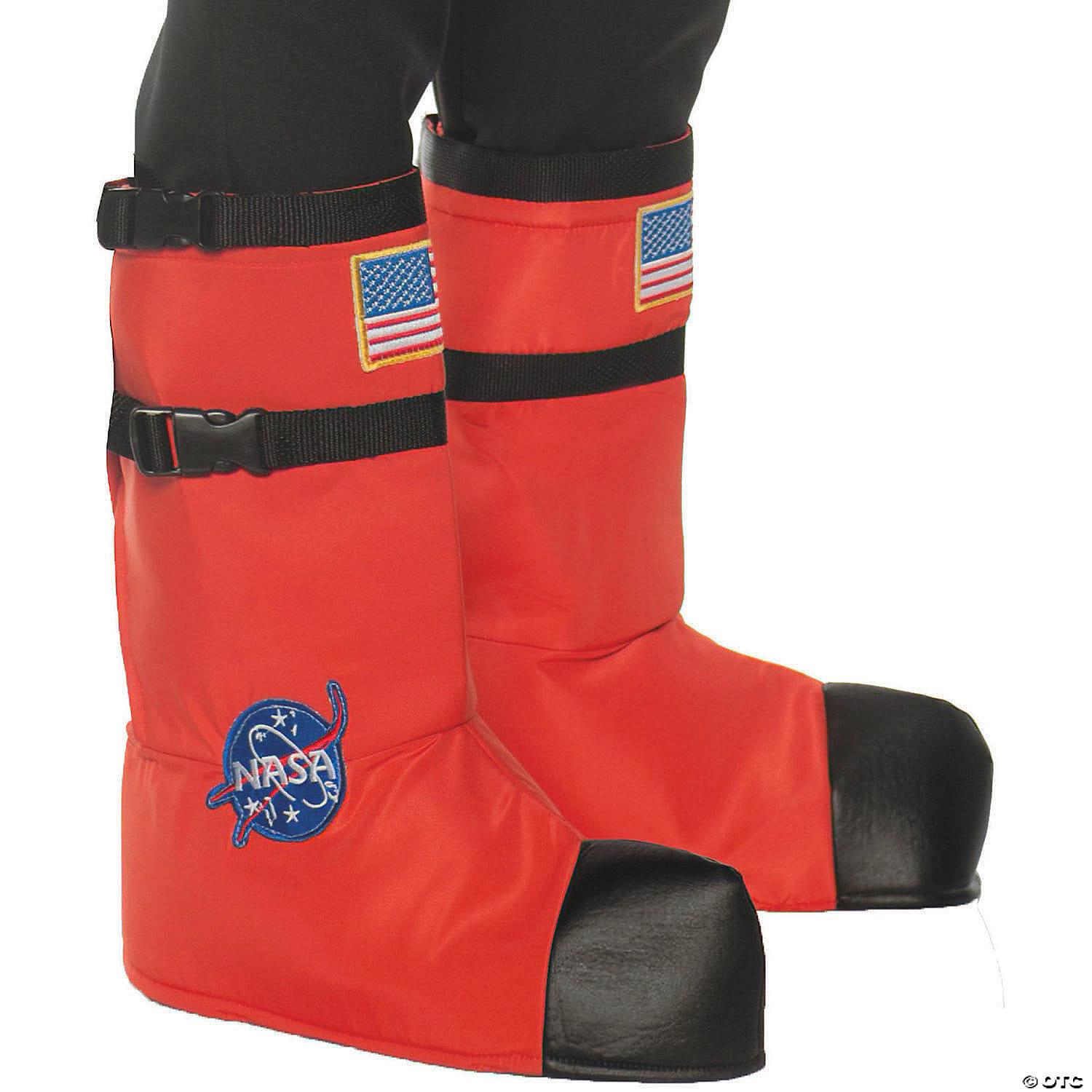 Kids Orange Astronaut Boot Tops