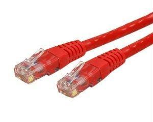 100ft red cat6 ethernet cable delivers multi gigabit 1/2.5/5gbps & 10gbps up to