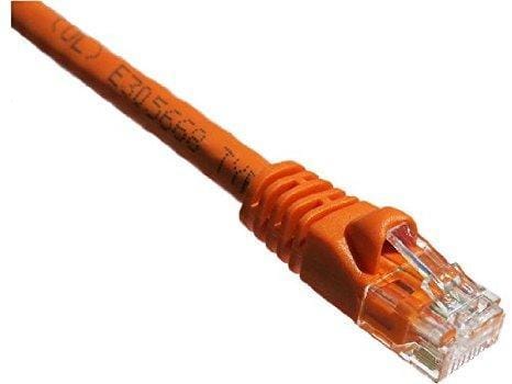 Axiom 15ft cat5e 350mhz patch cable molded boot (orange)
