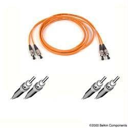 Belkin cables patch cable st multi-mode - male - st multi-mode - male - 10 ft -