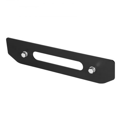 Winch Mount, Winch Capacity of 12000 lbs / 5443 kg, Trailer Hitch Winch Mount for Select Jeep Wrangler JL/JLU & Gladiator JT Model (2018-2023), 2 Mounting Hole Design, Powder Coated Steel, Black