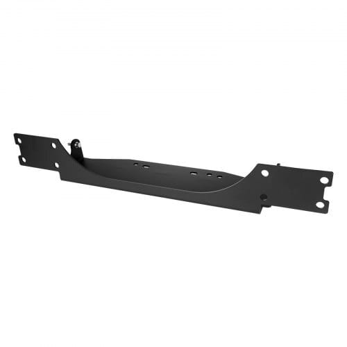Winch Mount, Winch Capacity of 12000 lbs / 5443 kg, Trailer Hitch Winch Mount for Select Jeep Wrangler JL/JLU & Gladiator JT Model (2018-2023), 2 Mounting Hole Design, Powder Coated Steel, Black