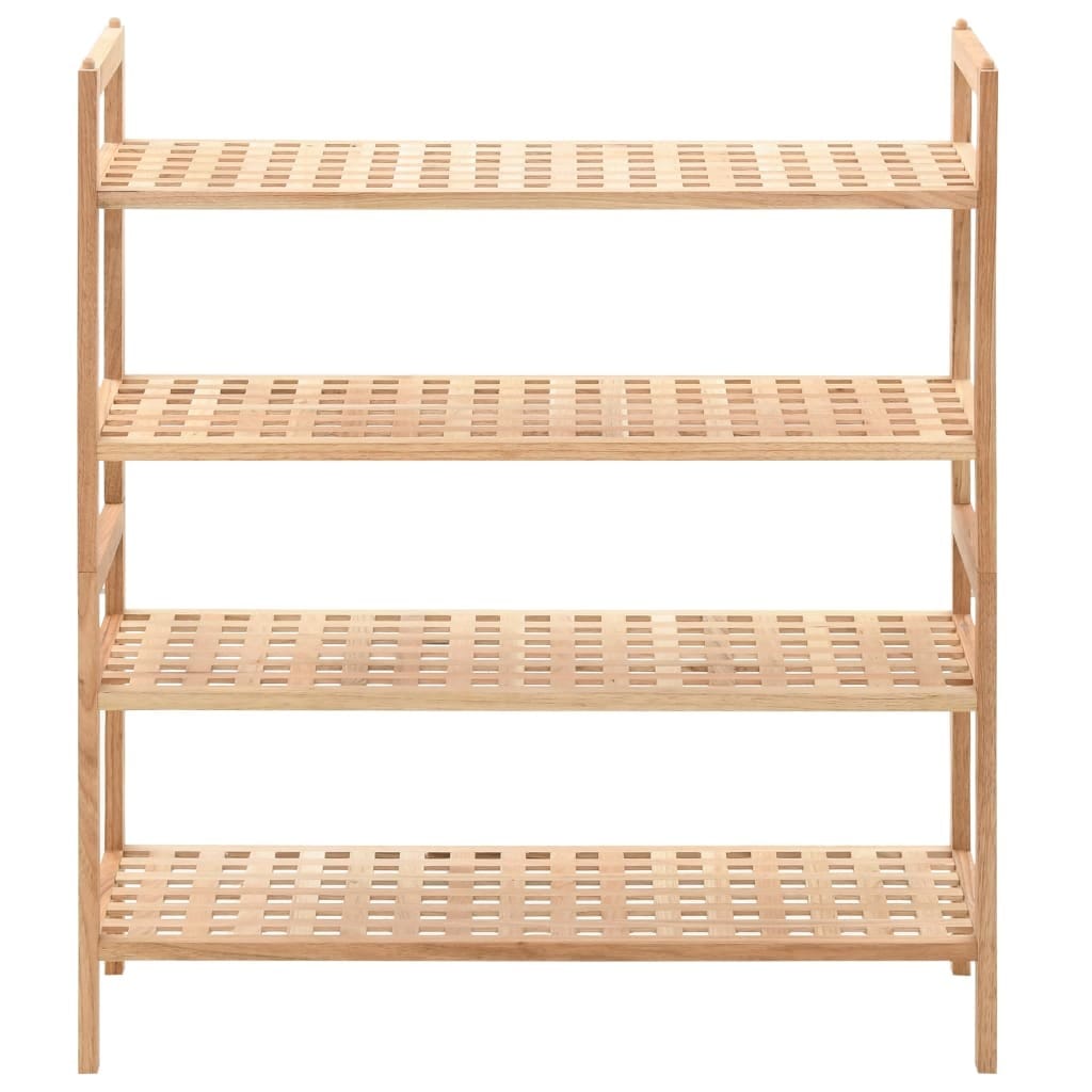 Shoe Rack Solid Walnut Wood 27.2"x10.2"x31.9"