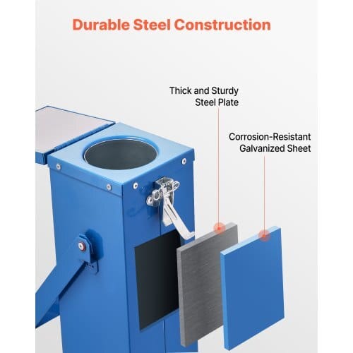 Portable Welding Rod Oven, 10LBS Capacity Electrodes Drying Oven 230W 120V, 300?„‰ Fast Heating Welding Rods Dryer for 18-inch Stick Electrodes - with Easy-to-Carry Handle & Safety Locking Latch