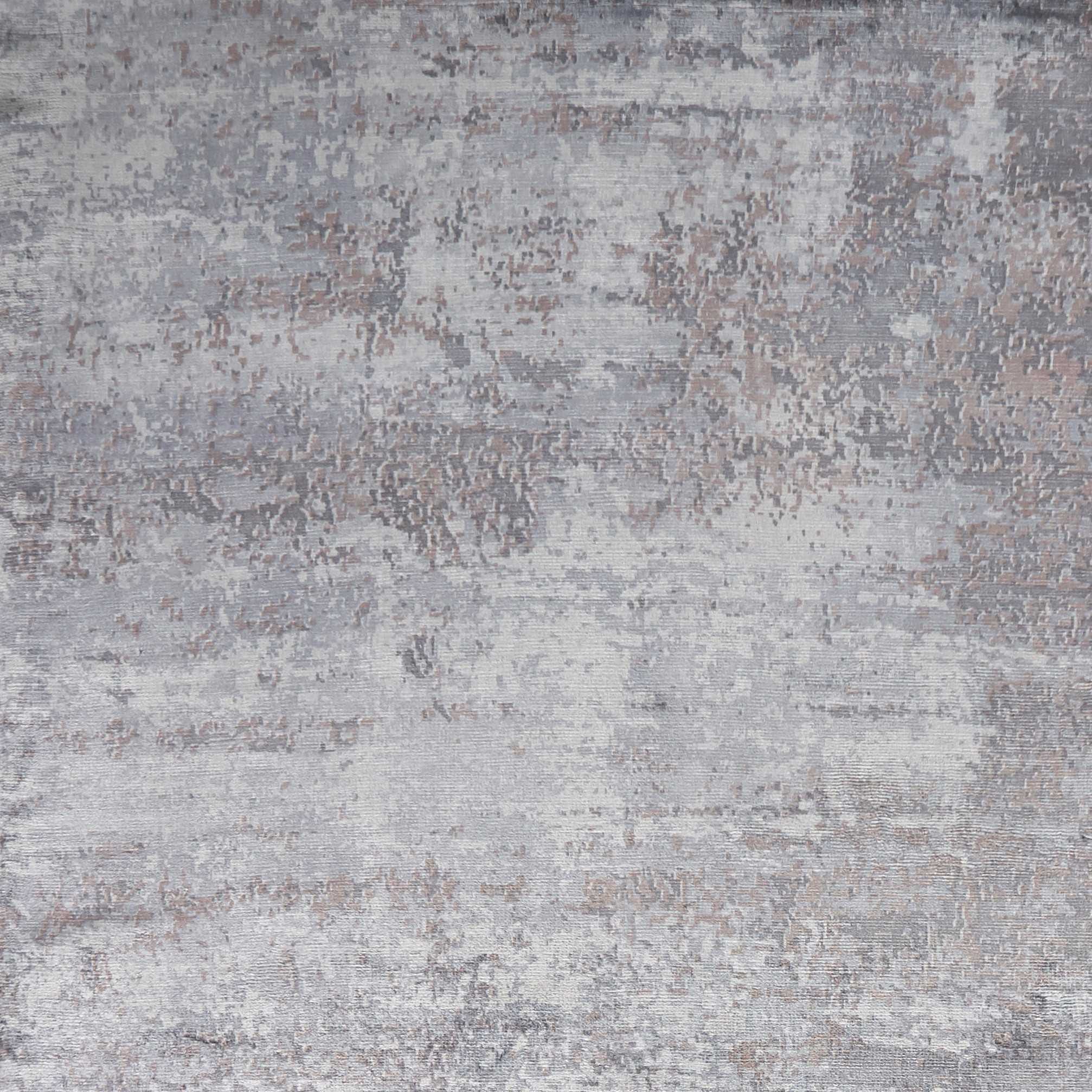 3' X 5' Slate Gray Abstract Hand Loomed Area Rug