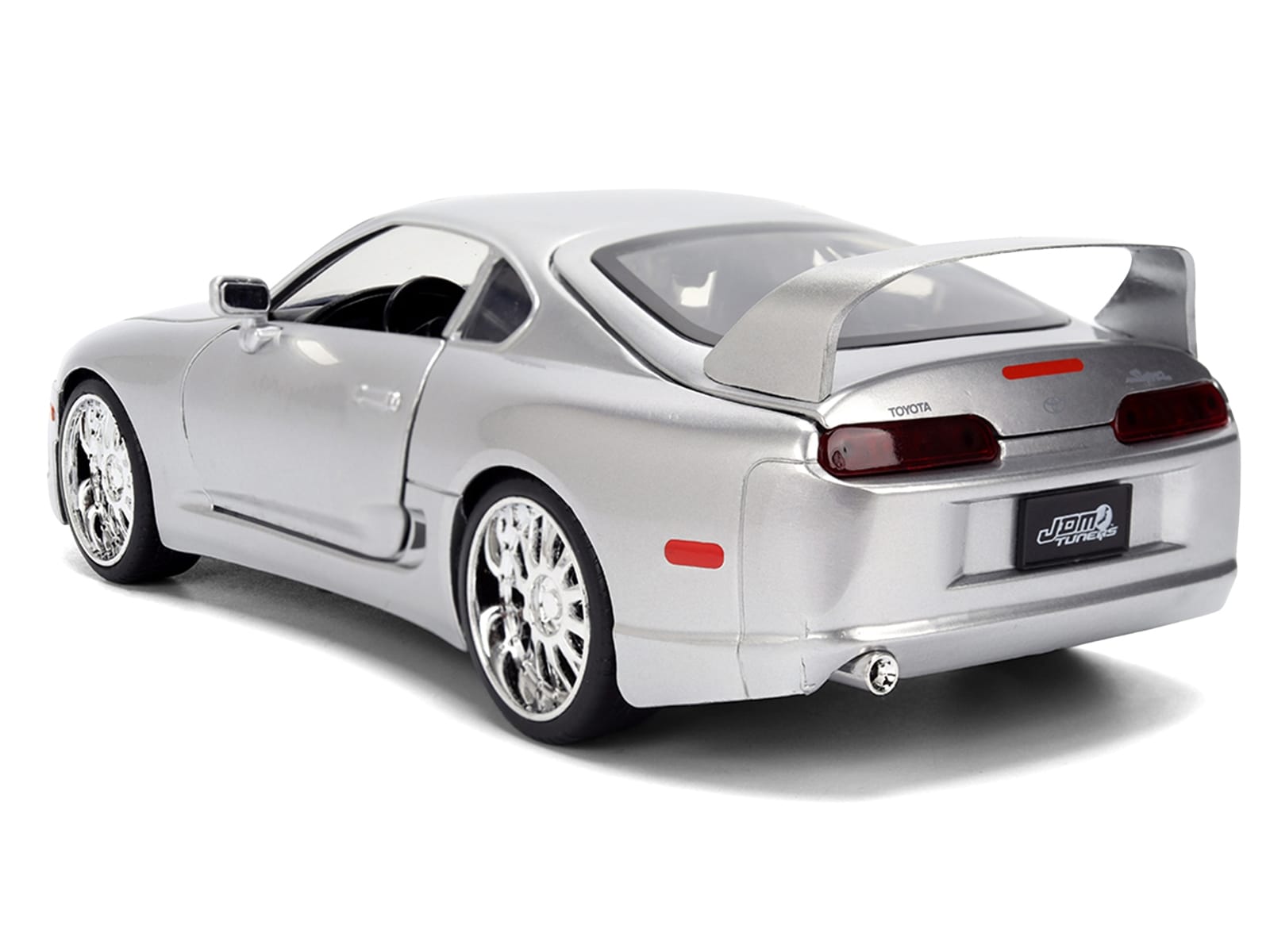 1995 Toyota Supra Silver Metallic "JDM Tuners" Series 1/24 Diecast Model Car by Jada