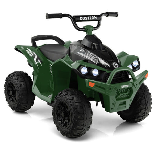 12V Kids Ride On ATV with High/Low Speed and Comfortable Seat-Pink