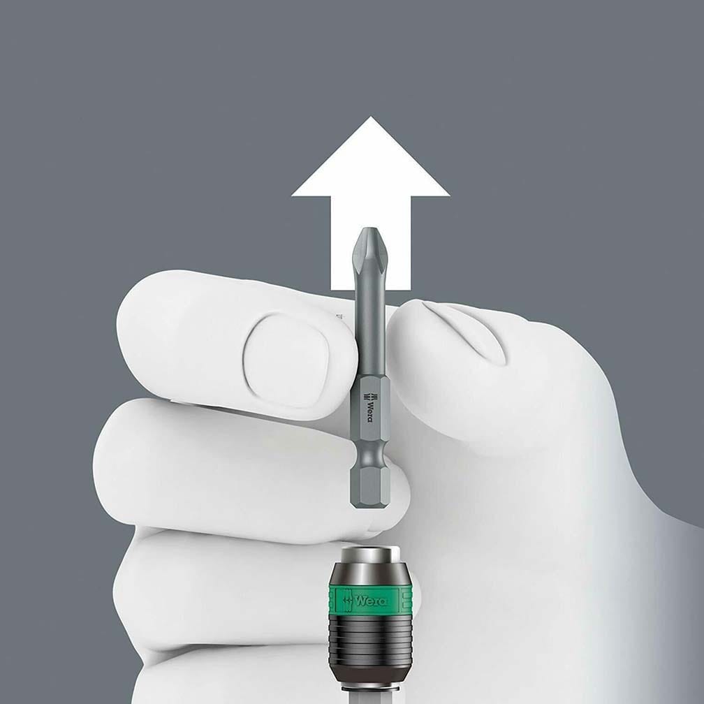 Wera Universal 1/4" Bit Holder with Rapidaptor Quick-Release