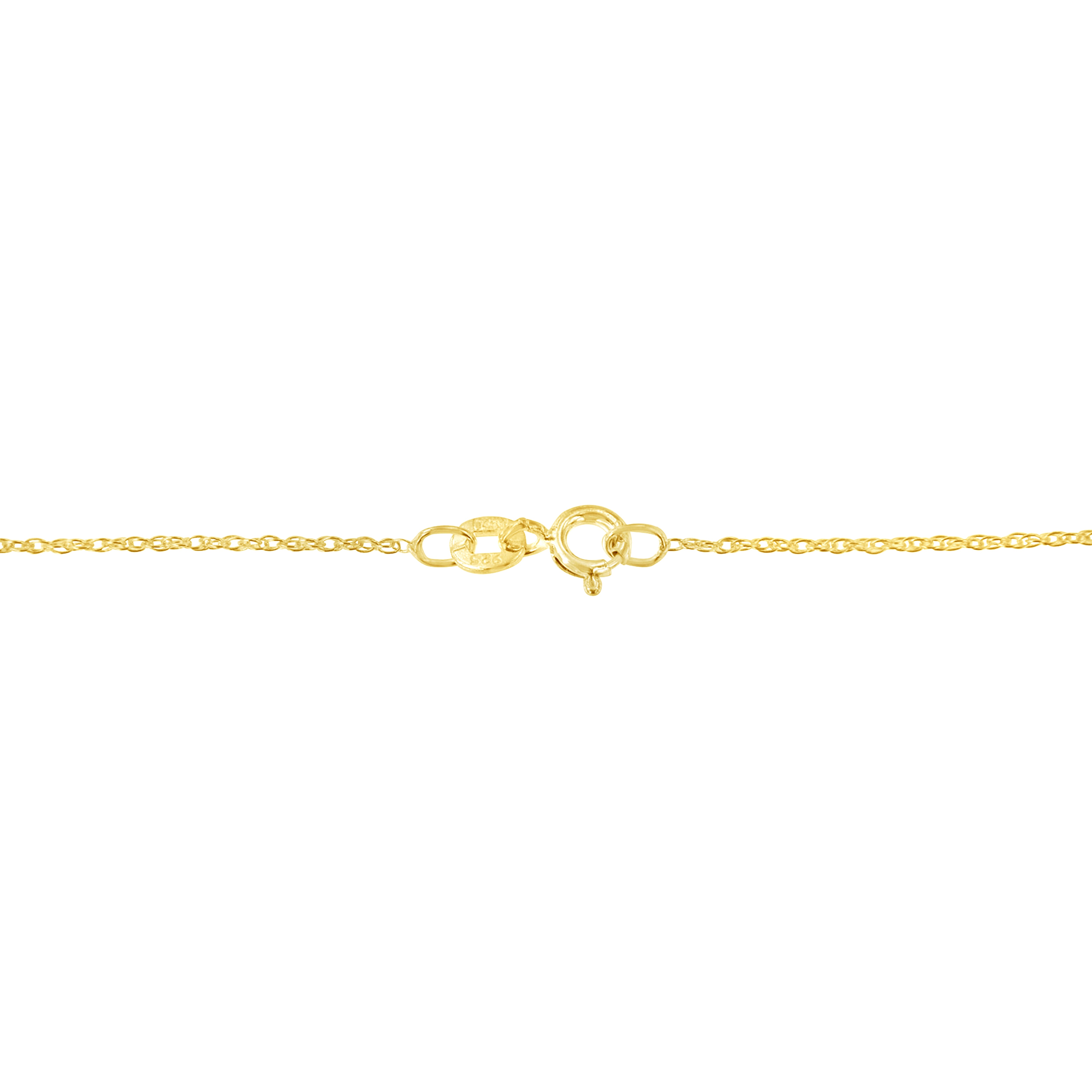 14K Yellow Gold Plated .925 Sterling Silver 1.00 Cttw Baguette Diamond Composite Open Heart 18" Inch Pendant Necklace (I-J Color, I1-I2 Clarity)