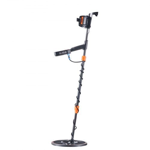 Waterproof Metal Detector, 12", Professional High Accuracy Gold Detector for Adults, with Display, Wireless Headphones, 7 Modes, Adjustable Length, for Detecting Gold Treasure Hunting, IP68
