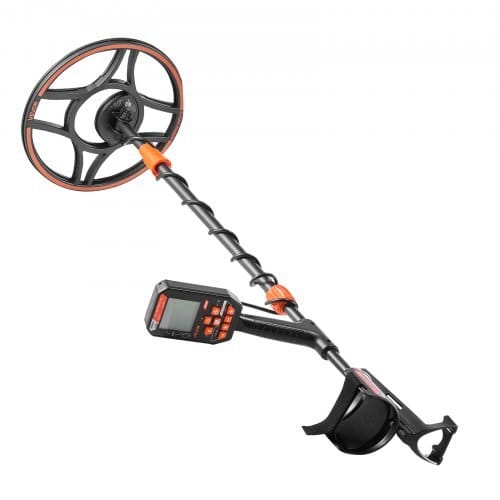Waterproof Metal Detector, 12", Professional High Accuracy Gold Detector for Adults, with Display, Wireless Headphones, 7 Modes, Adjustable Length, for Detecting Gold Treasure Hunting, IP68