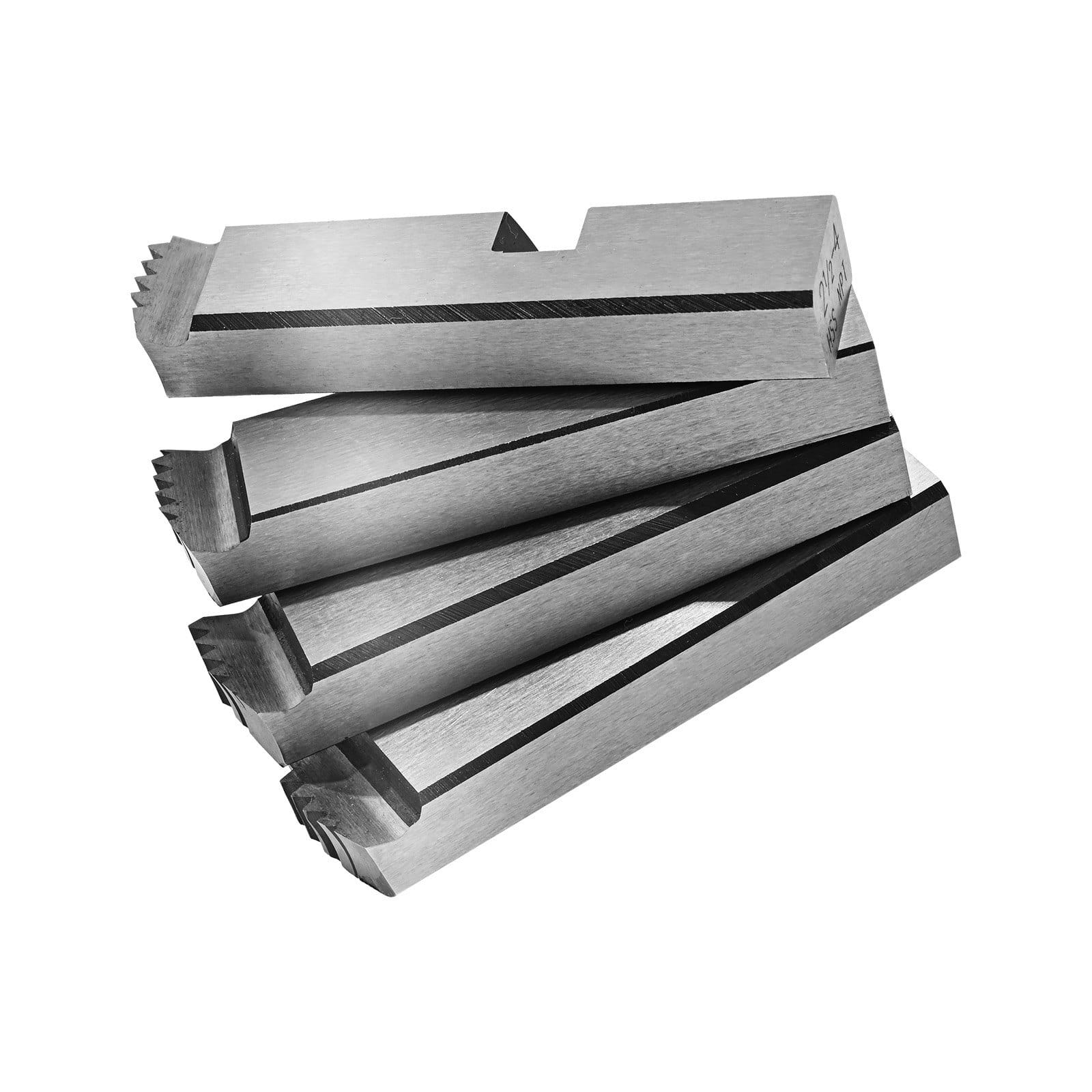 Threading Machine Dies, 2-1/2" to 4" NPT Pipe Dies(4 Packs), Right-Handed HSS Pipe Threading Dies, Fit Integrated Pipe Threading Machines