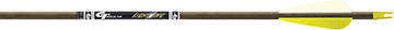 Gold Tip Lightning Arrows Black 2.5 in. Vanes 6 pk.