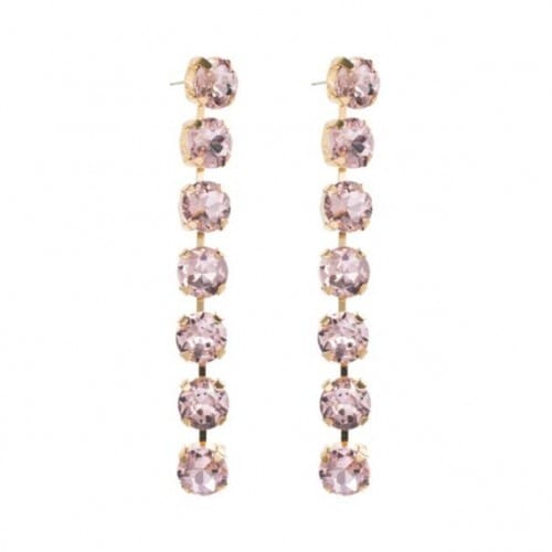 Luxurious Style Glistening Party Fashion Women Wholesale Shoulder Duster Earrings - Pink