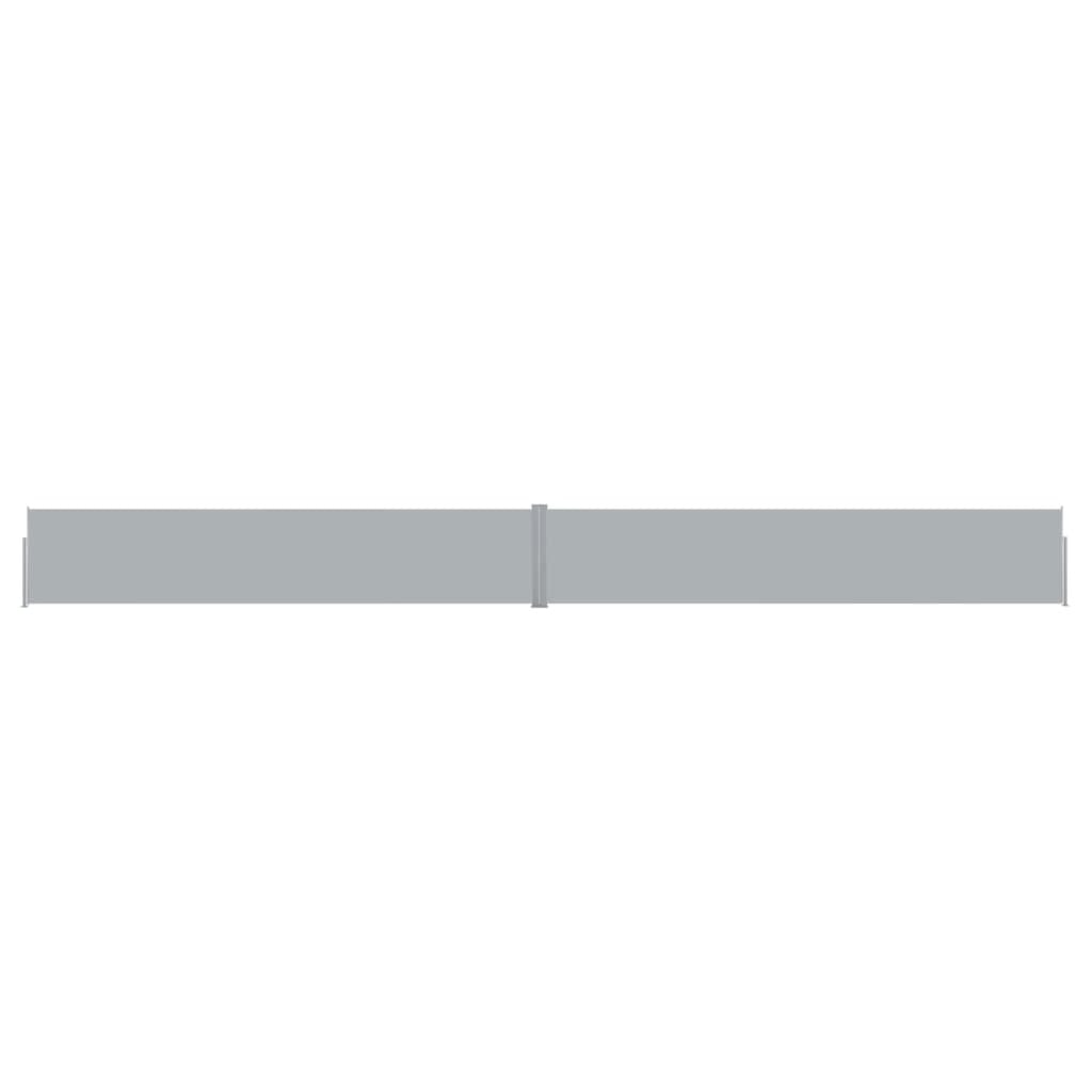 Patio Retractable Side Awning 55.1"x472.4" Anthracite