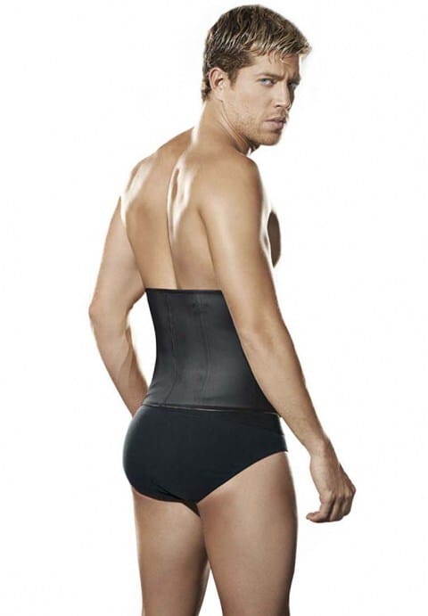 Men's Underbust Latex Corset