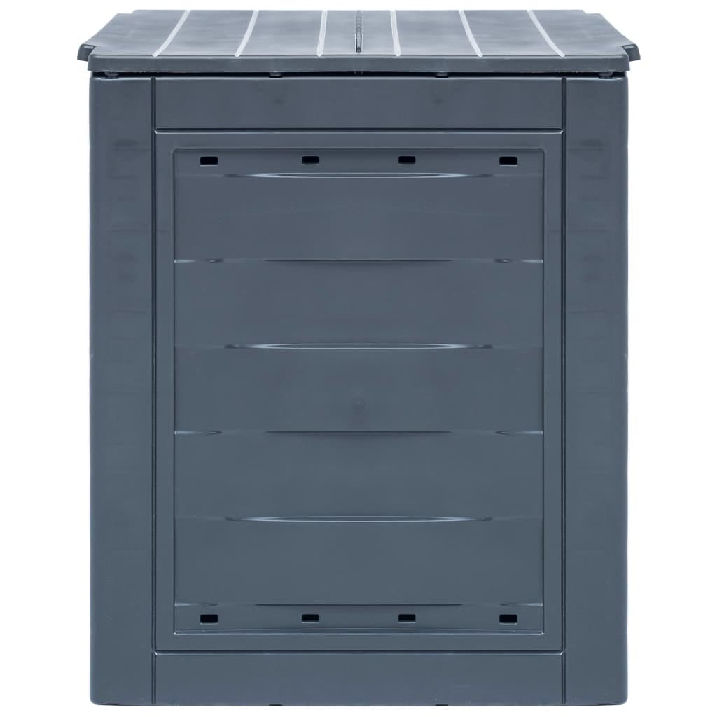 Garden Composters 2 pcs Gray 23.6"x23.6"x28.7" 137.4 gal