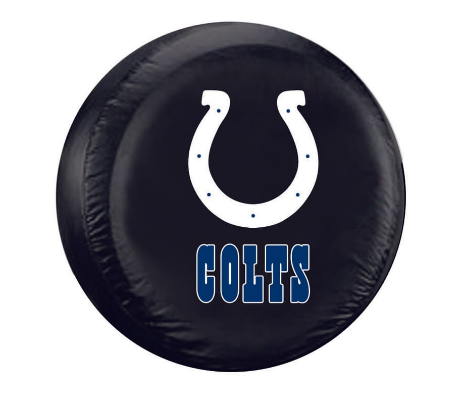 Indianapolis Colts Tire Cover Standard Size Black CO