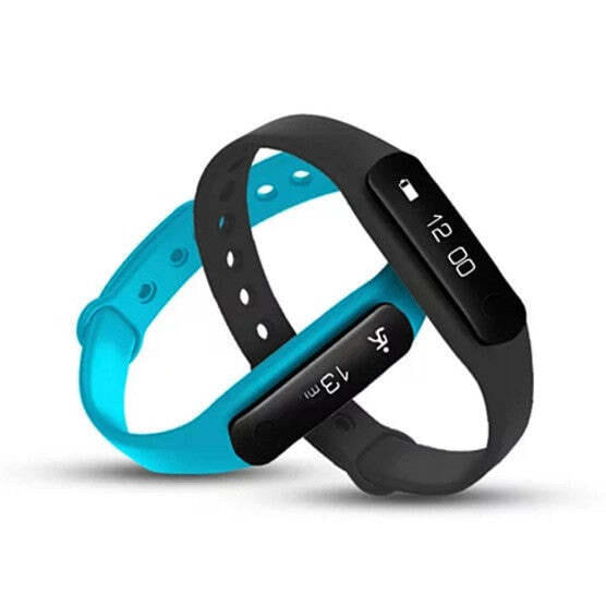 Color: Black - SmartFit Feather Lite Touch Screen Watch and 24/7 Activity Tracker + 1 Free Bonus Band